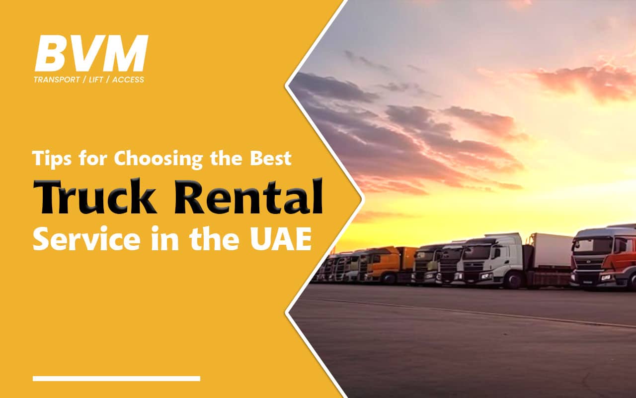 Best Truck Rental Service in the UAE