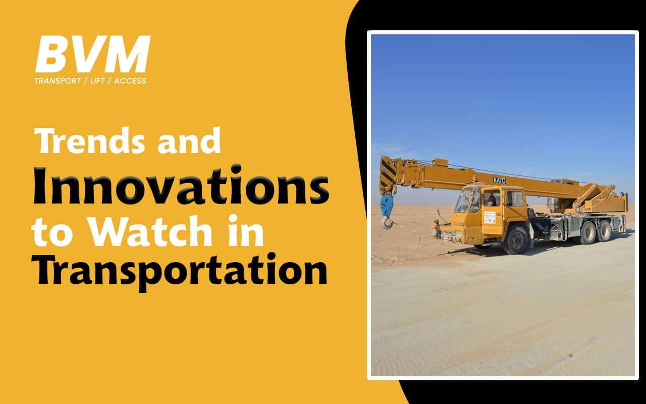 Trends and Innovations in transport