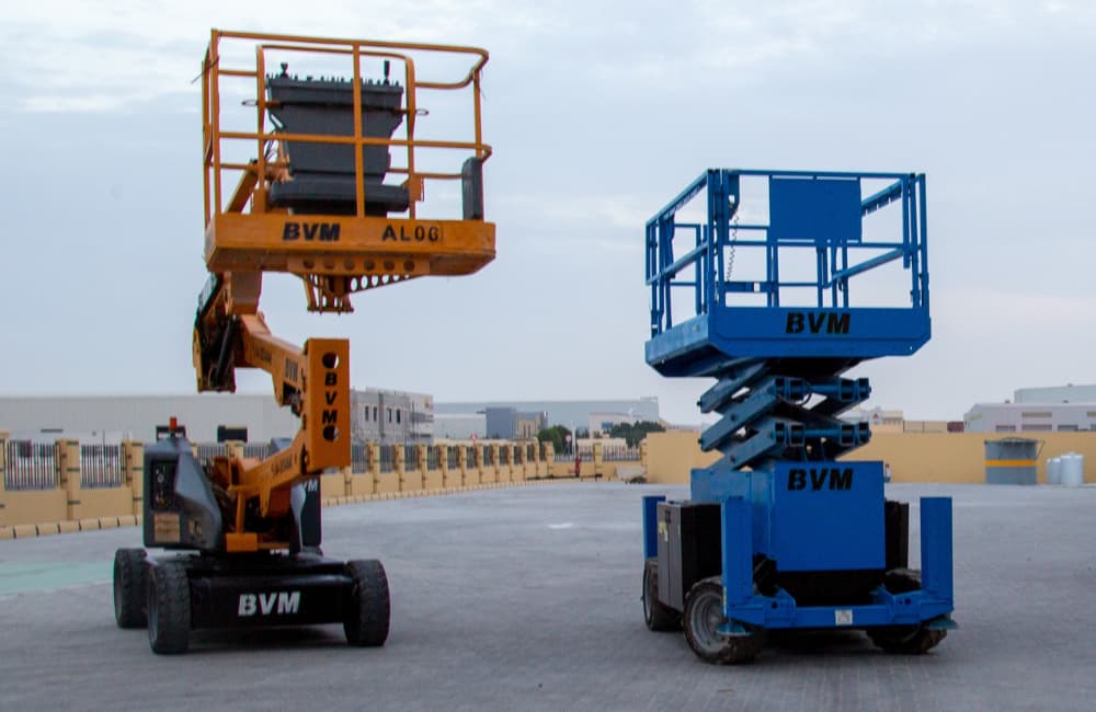 Cherry Picker Vs Scissor Lift Difference, Applications & Benefits