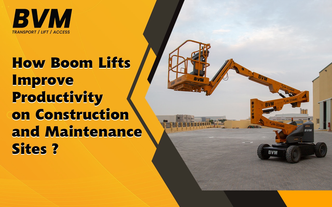 How Boom Lifts Improve Productivity